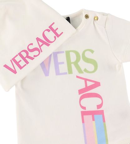 Versace Gave?ske - Hue/Body k/æ - Hvid/Pink m. Logo