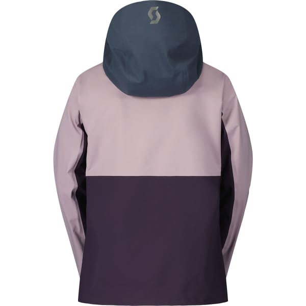 Veste de ski SCOTT JACKET W'S DRYOSPUN 3L - REMIX METAL BLUE/CLOUD PINK