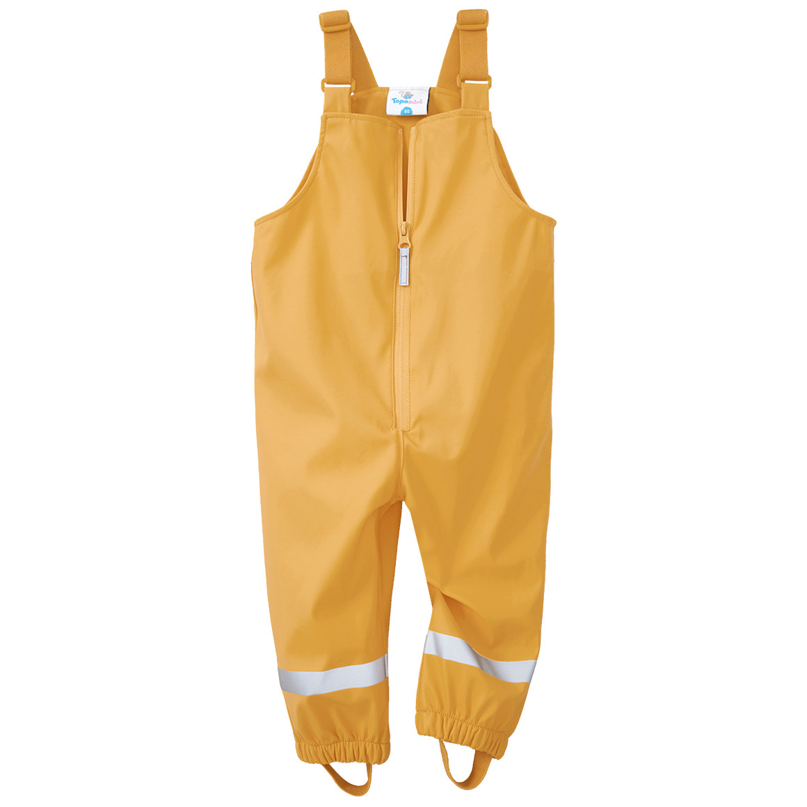 Topomini Baby Regenhose mit Beschichtung gelb