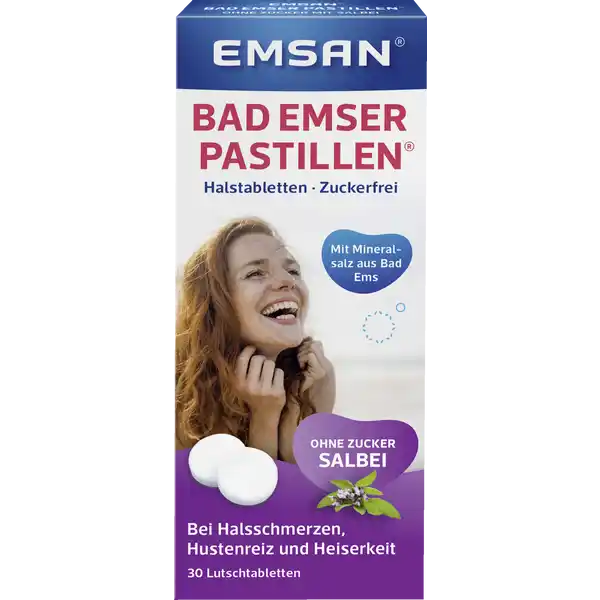 Bad Emser Salbei Pastillen ohne Zucker