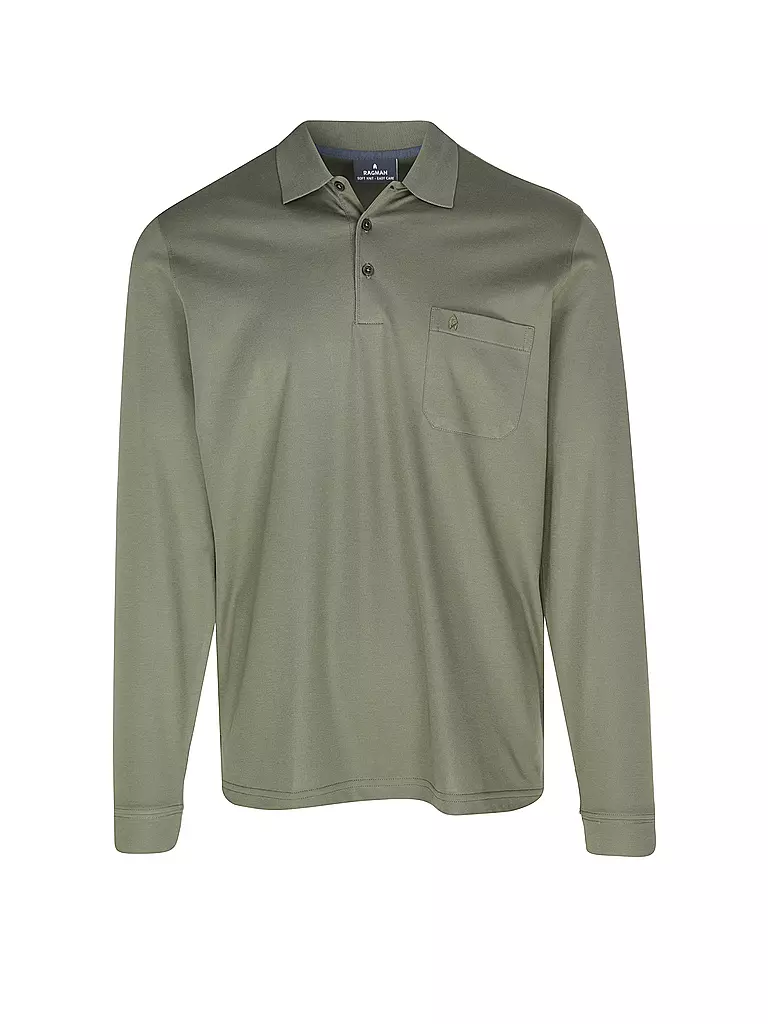 RAGMAN Poloshirt grün