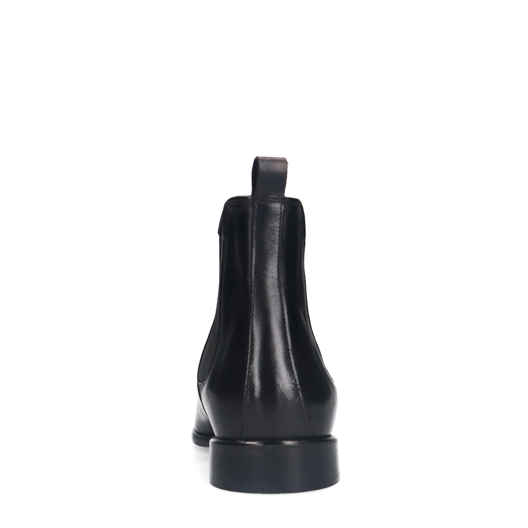 Zwarte leren chelsea boots