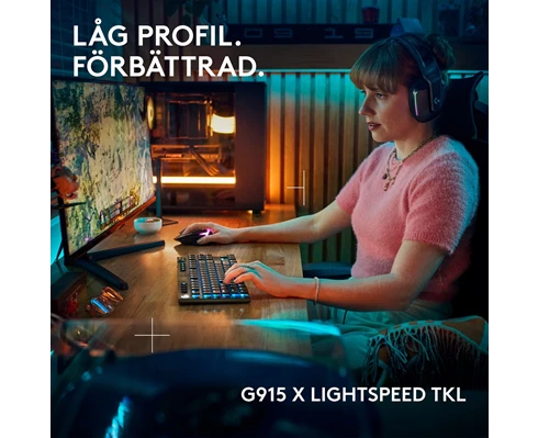 Logitech G915 X TKL - Tactile - Black