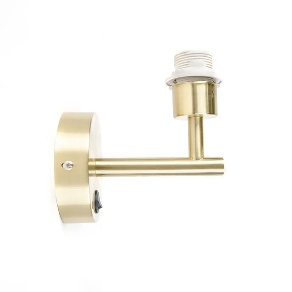 Qazqa wandlampen combi goudkleurig e27