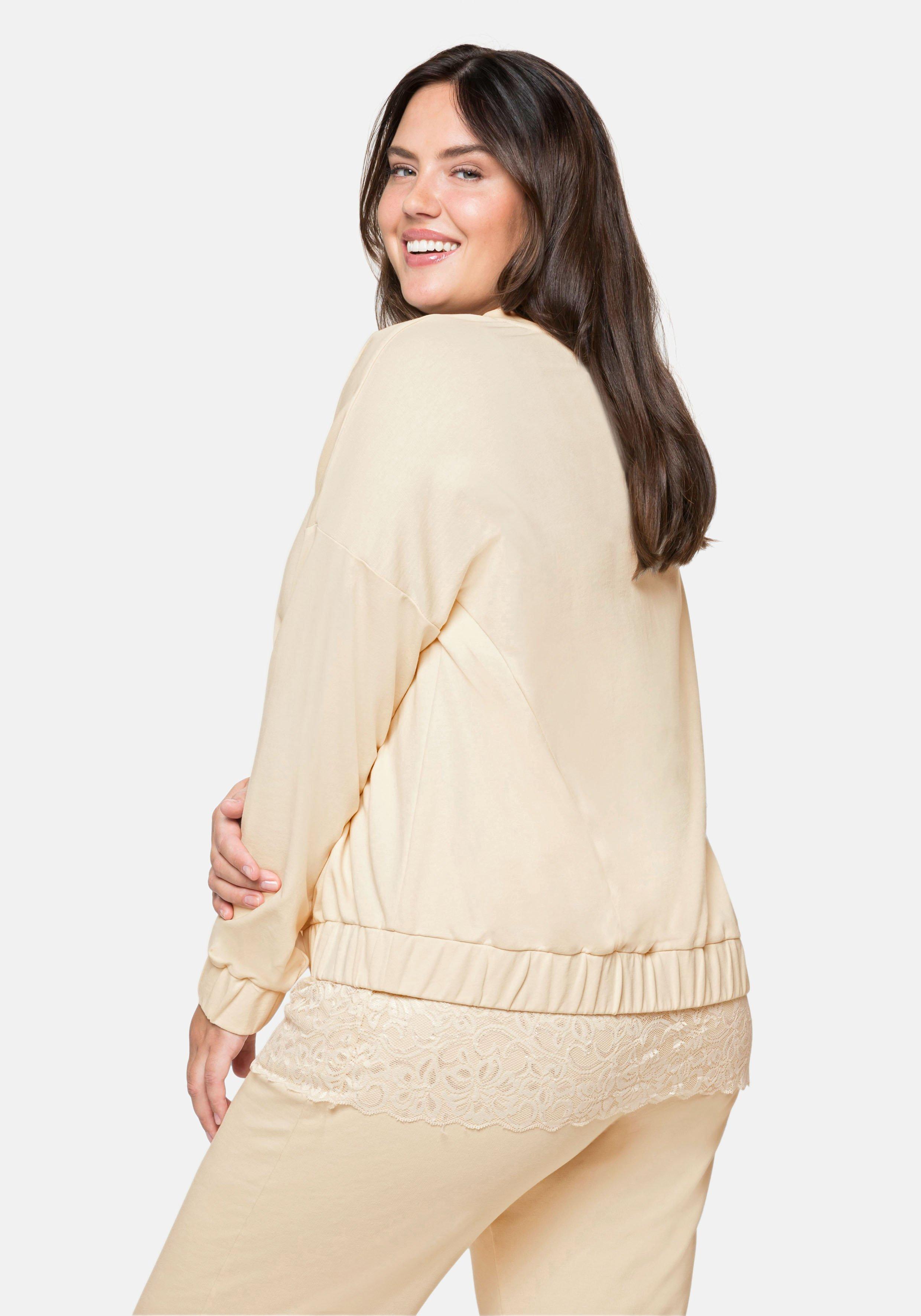 Oversized-Sweatshirt mit Gummibund am Saum