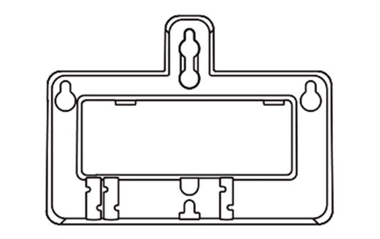 Telefon-Wandhalterung zu T52S/T53/T53W/T54W/T54SYealink Telefon-Wandhalterung T5x Serie