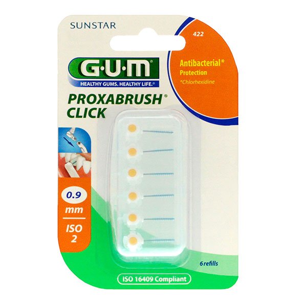 Proxabrush Click 6 recharges 0.9 mm n°422