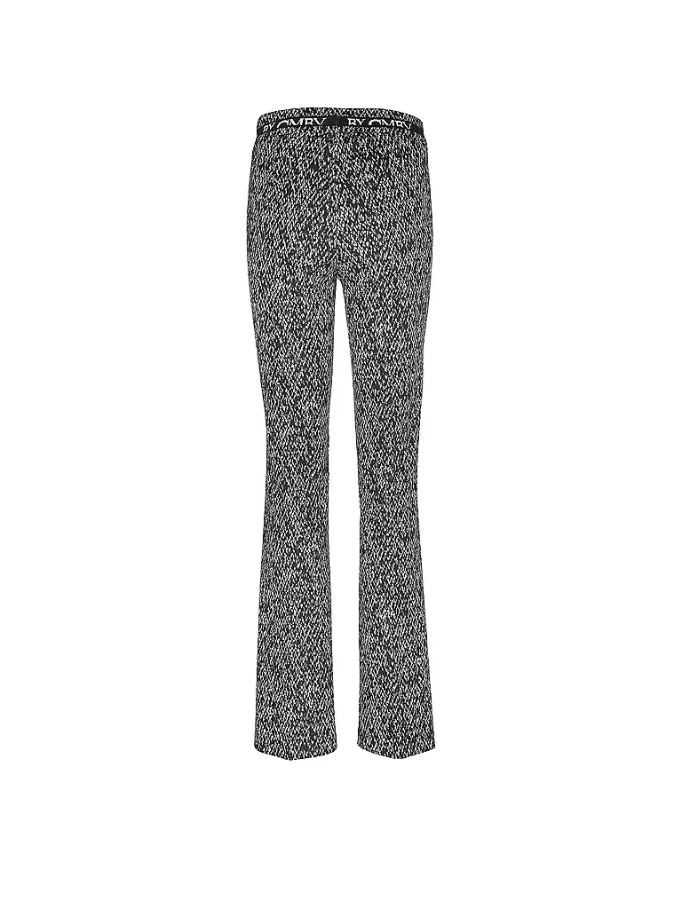 CAMBIO Hose Flared Fit FLOWER  grau