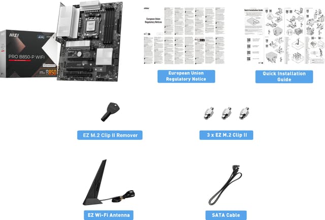 MSI PRO B850-P WIFI bundkort