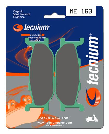 Plaquettes de freins Tecnium Scooter organique - ME163