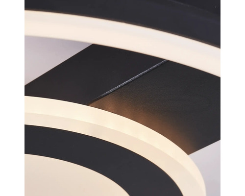 LED plafondlamp 22 W 2900 lm 3000 KB 37 cm Maureen zwart