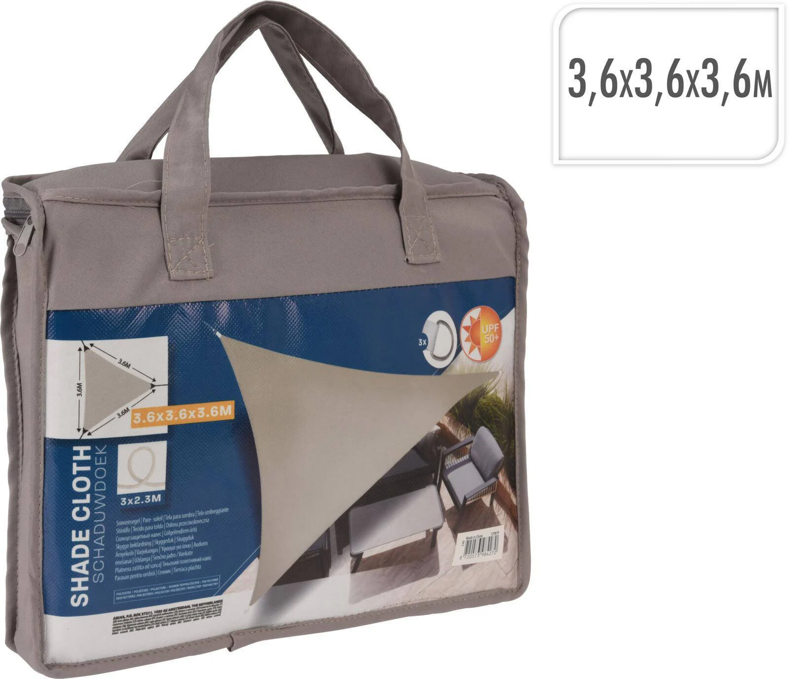 Pro Garden schaduwdoek taupe
