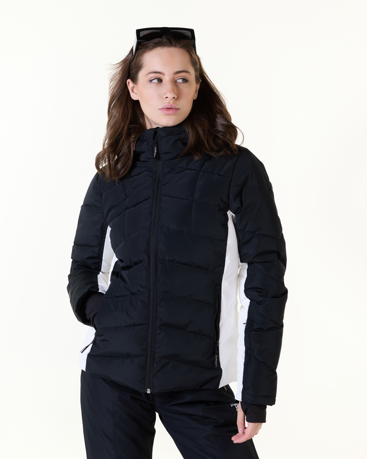 Bumpro Aspen Padded Ski Jacket Black