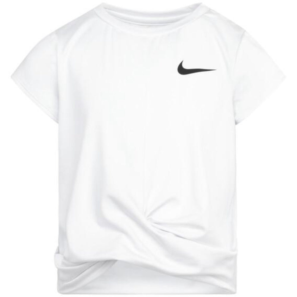 Køb NIKE White All Day Play Twist Hem T-Shirt