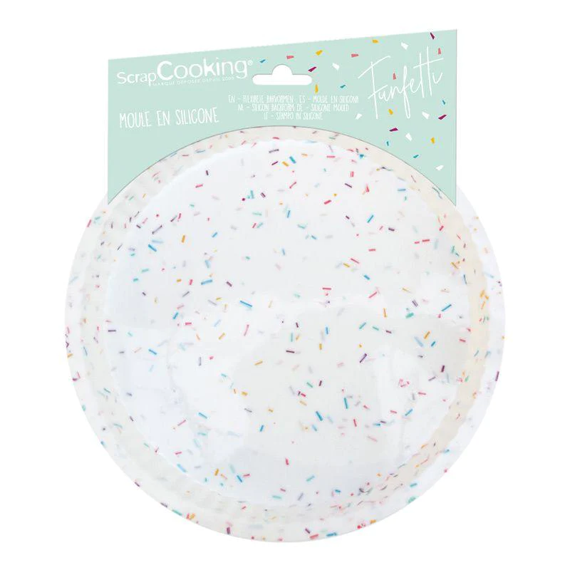 Moule silicone Tarte - Funfetti - 22 cm Scrapcooking