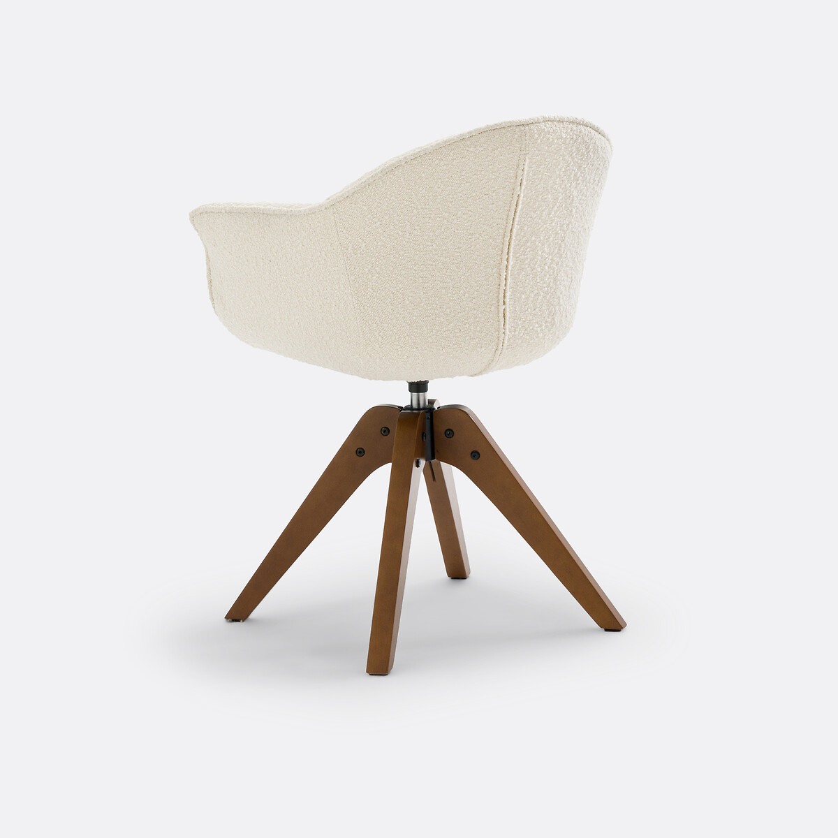 LA REDOUTE INTERIEURS<br>Cadeira de escritório giratória em bouclé, Melona