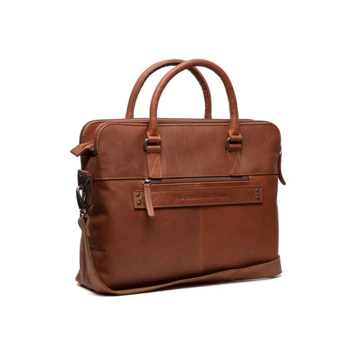 The Chesterfield - Cameron leren werktas 15.6