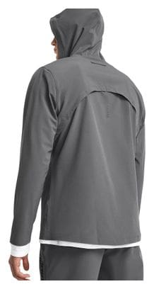 Veste coupe-vent Under Armour OutRun The Storm Gris Homme