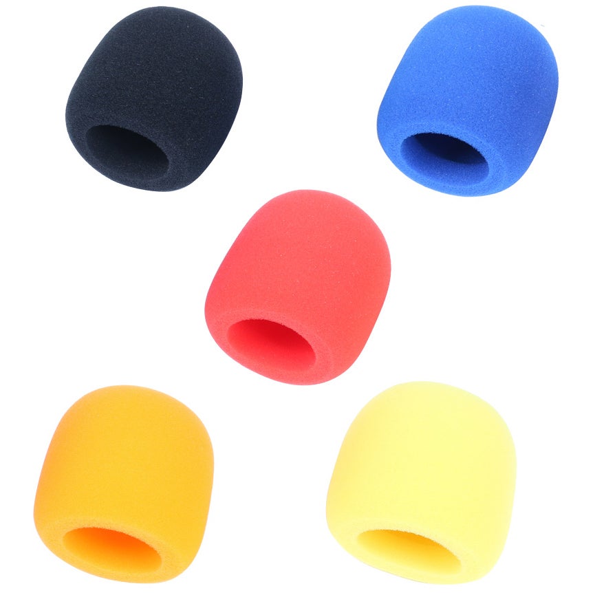 Samson WS1C pakket gekleurde universele windscreens (5 stuks)