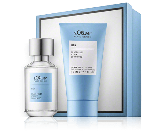 s.Oliver Pure Sense Men Set mit Shower Gel & Shampoo 30ml-75ml
