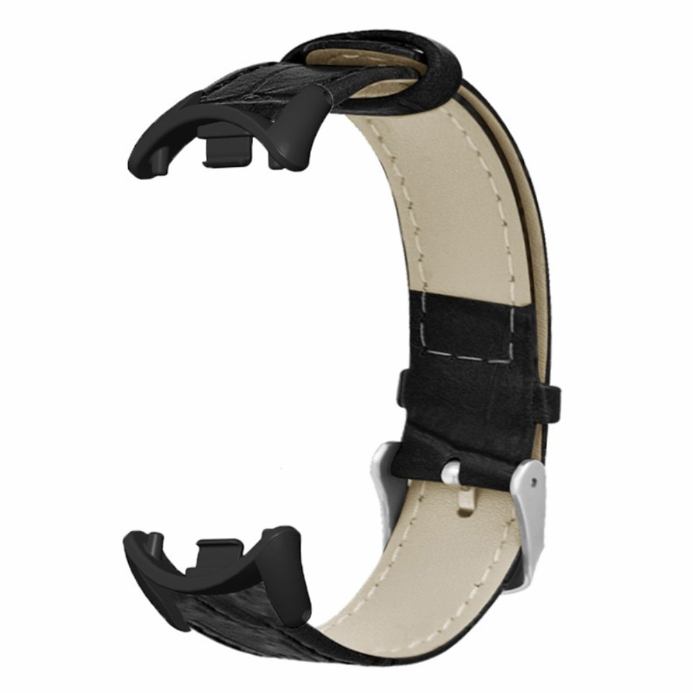 Xiaomi Mi Band 8 / 9 Ersatz Echtleder Armband (Gelenkumfang: 170 - 220 mm) - Schwarz
