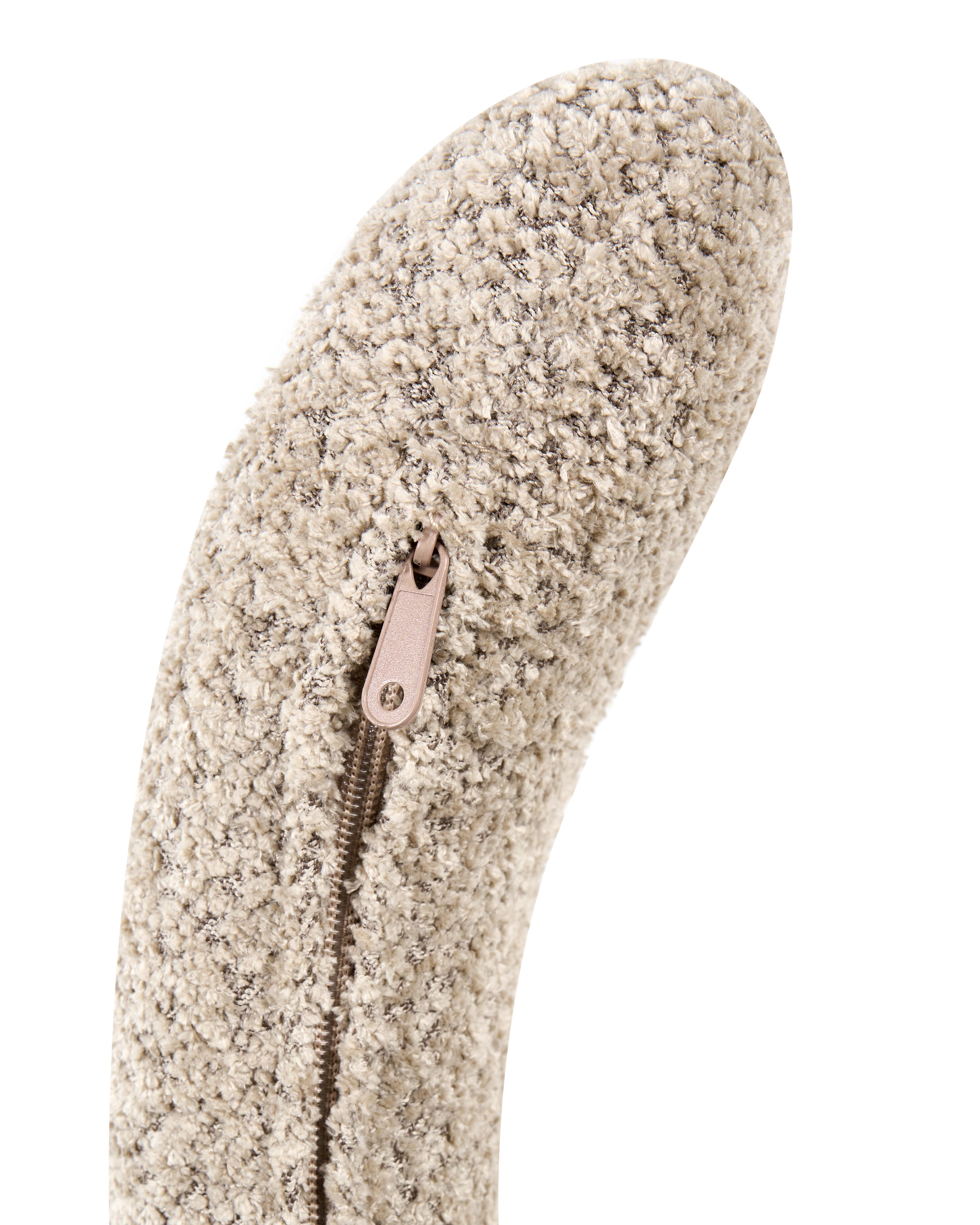 Fauteuil MAKELA Bouclé Taupe