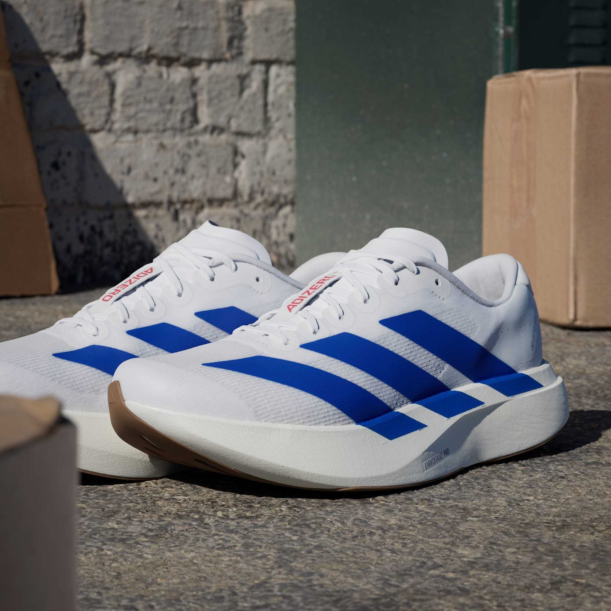 Adizero Evo SL Herre Cloud White/Royal Blue/Pure Ruby