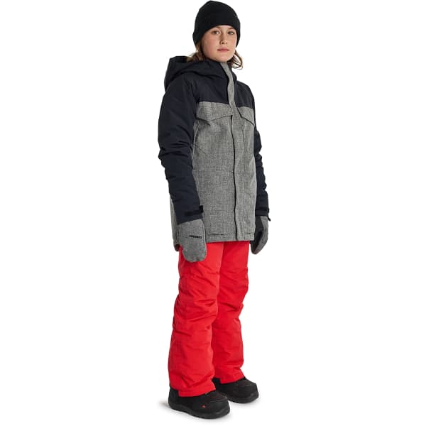 Veste snowboard BURTON BOYS' COVERT 2.0 2L JACKET TRUE BLACK/BOG HEATHER