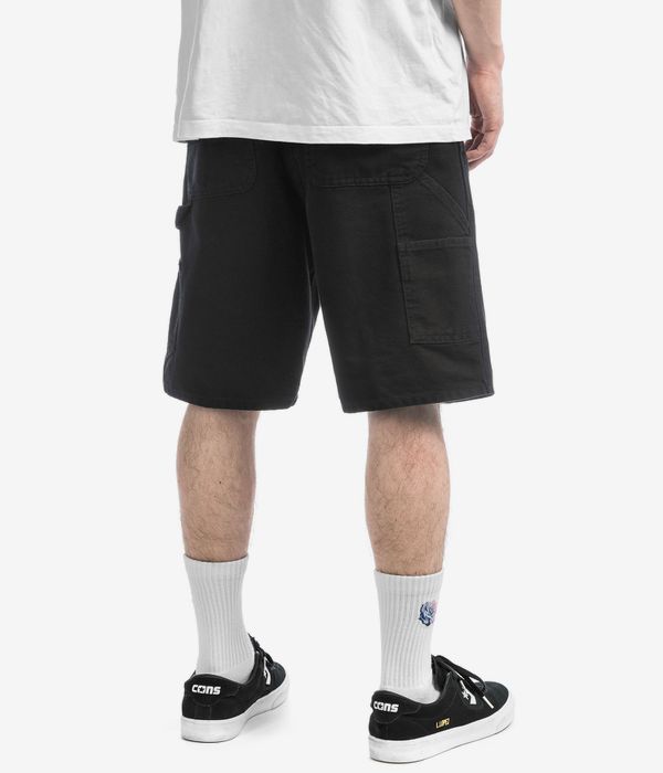 Carhartt WIP Single Knee Organic Dearborn Shorts (black aged canvas)