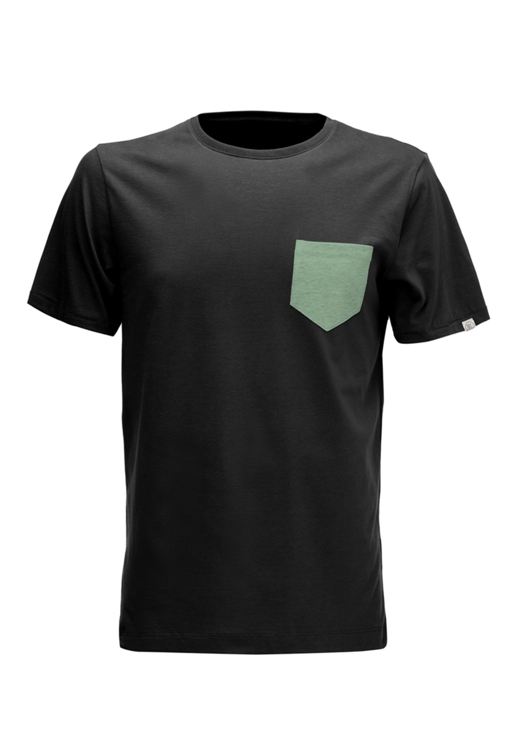 WE ARE ZRCL Herren-T-Shirt Pocket Black/Light Green