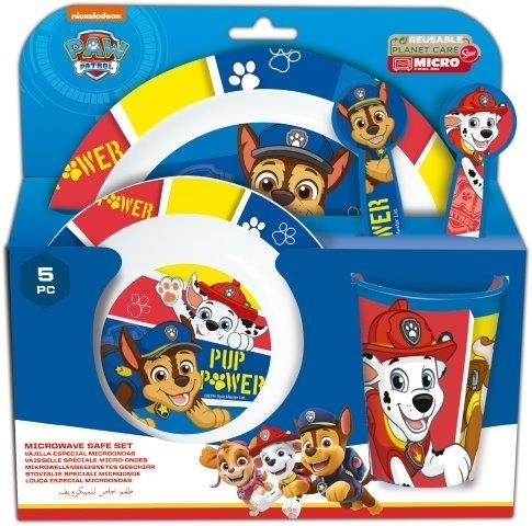 Stor - Mikrobølgeovns egnet Frokost sæt - Paw Patrol