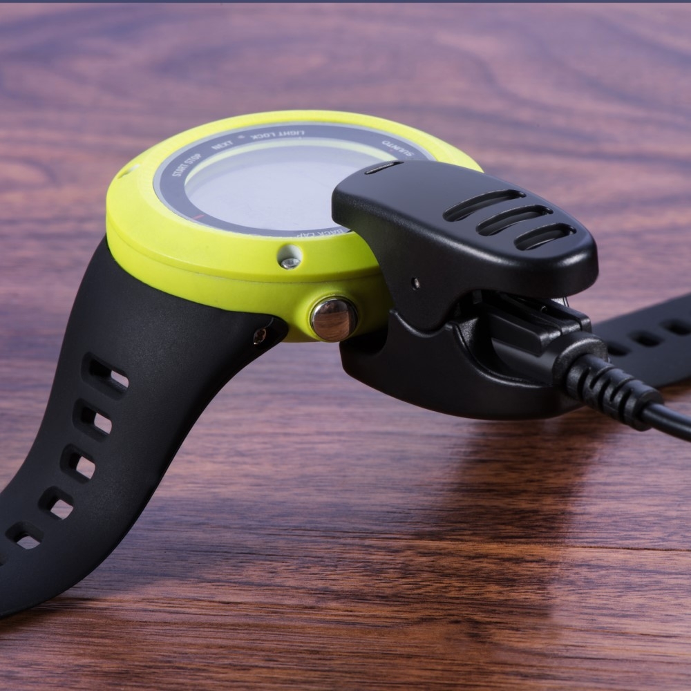 (1m) Suunto Ambit 3 / 2 / 1 / Spartan Trainer / 3 Fitness / Kailash / Traverse USB Ladegerät Clip Dockingstation - Schwarz