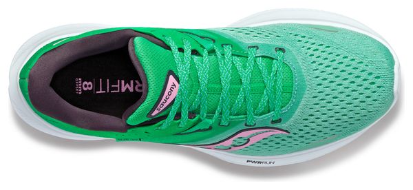 Chaussures de Running Femme Saucony Ride 16 Vert Rose
