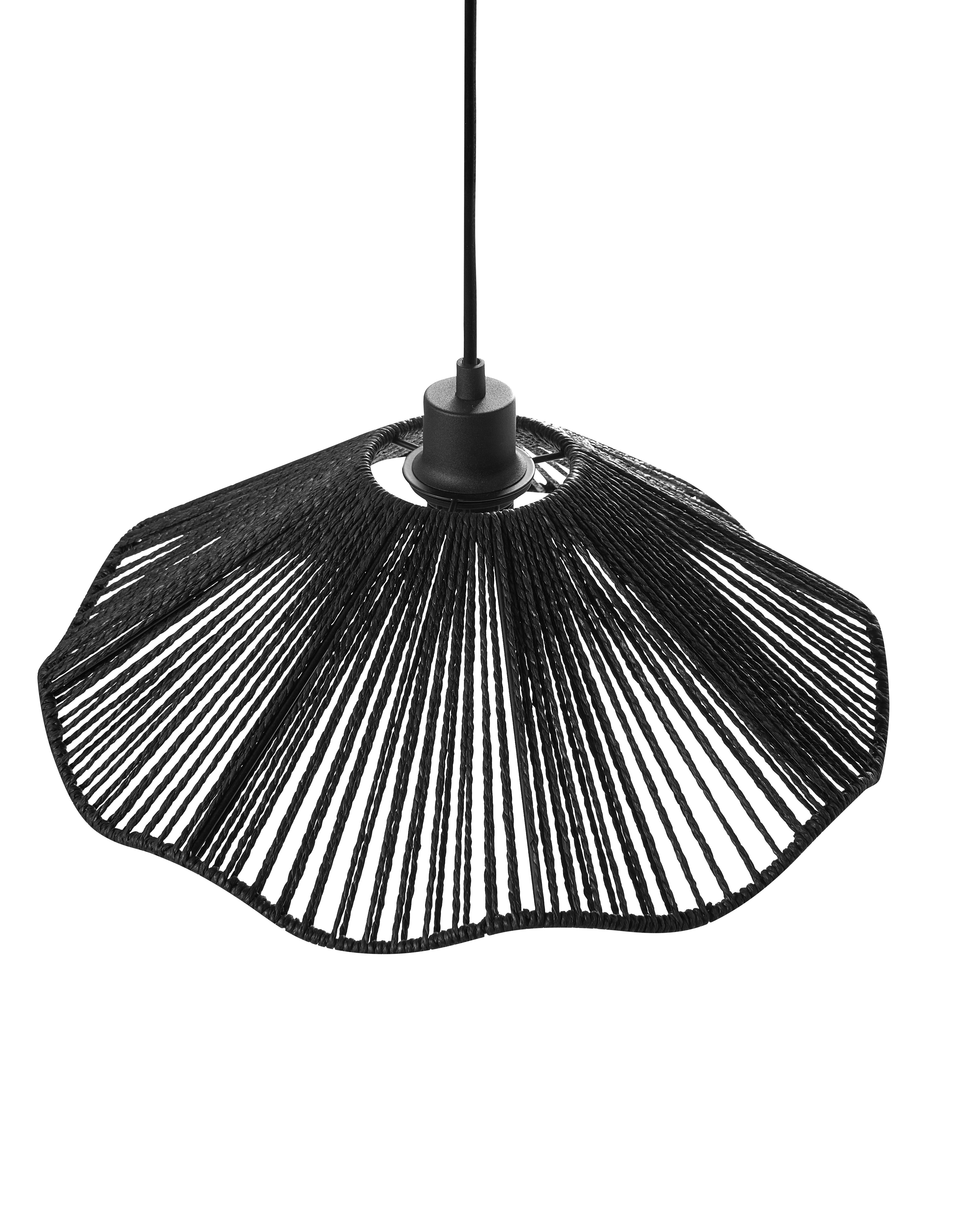 Hanglamp MIGORI Papier Zwart