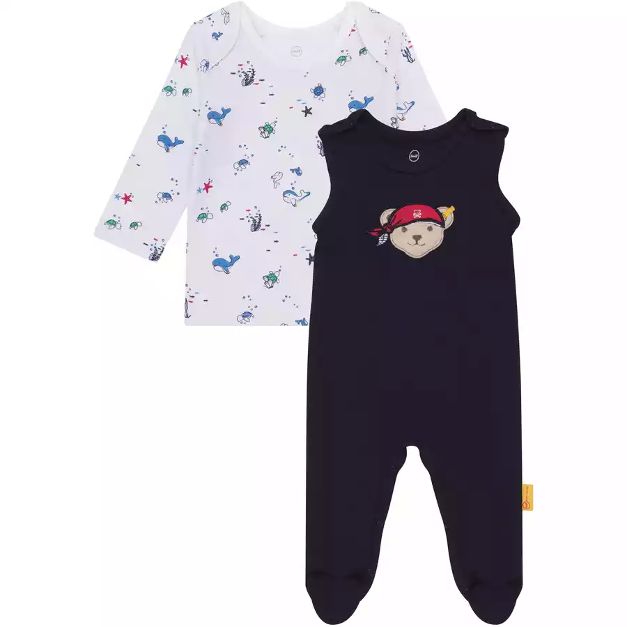 Steiff Strampler Set Steiff Navy