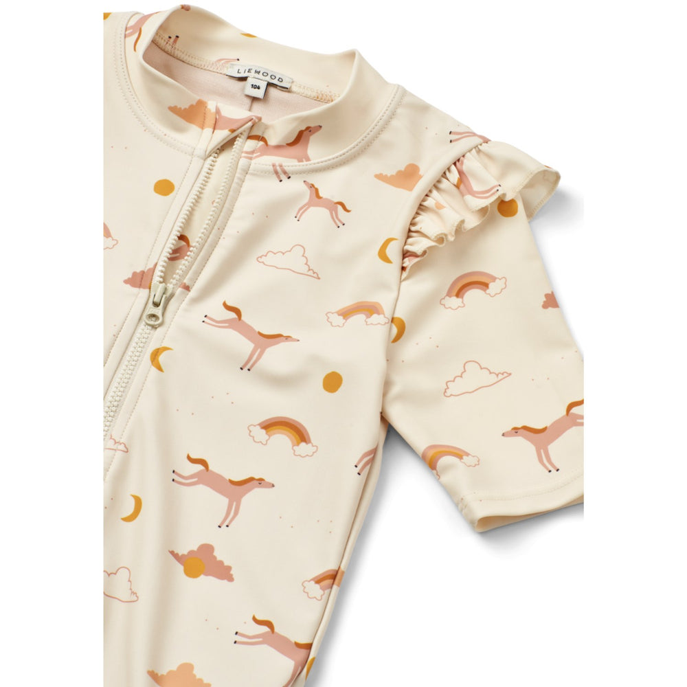 Køb LIEWOOD Dream / Ecru Amel Printed Badeheldragt