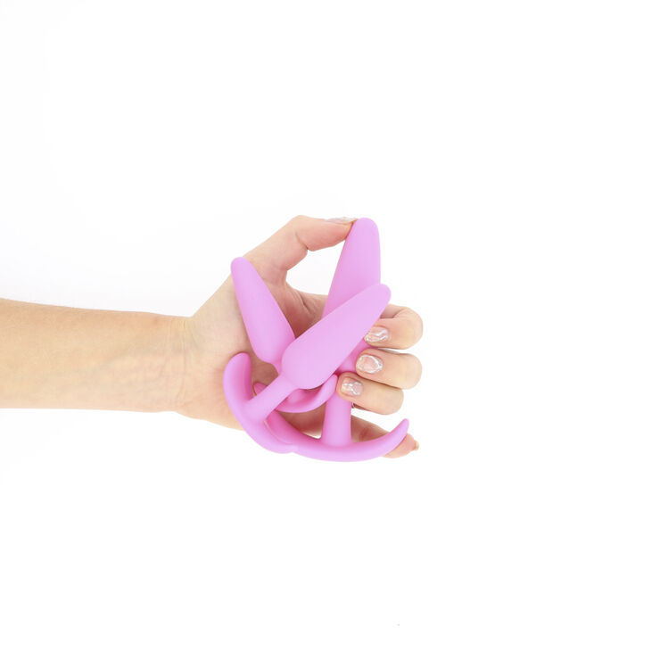 Peech Trainy Buttplug Sæt 3 stk. Pink
