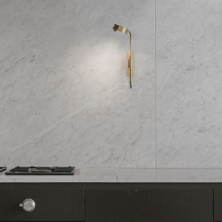 Wästberg - w102 Chipperfield LED Wandleuchte w, gold