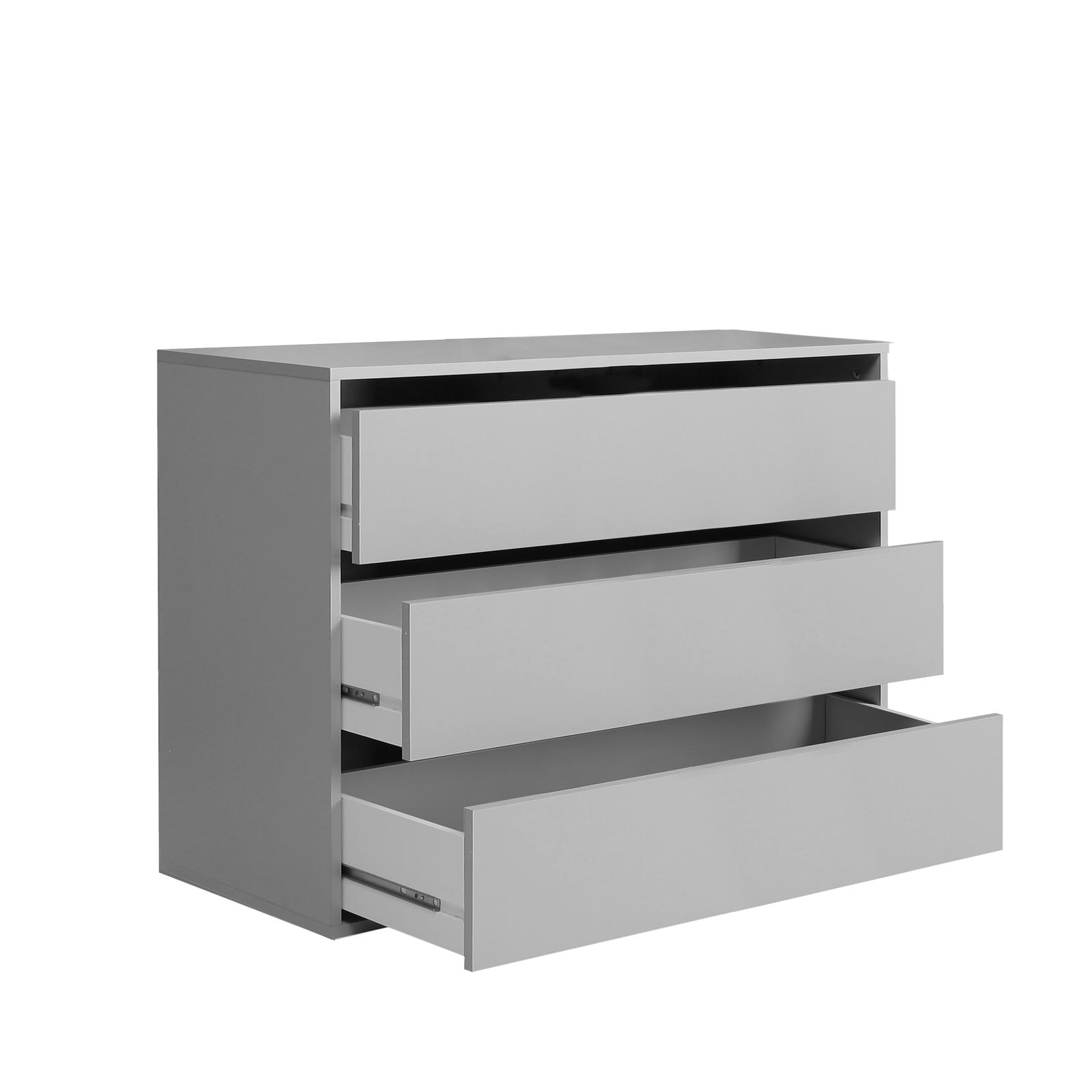 Schubkasteneinsatz - grau - 3 Schubkästen