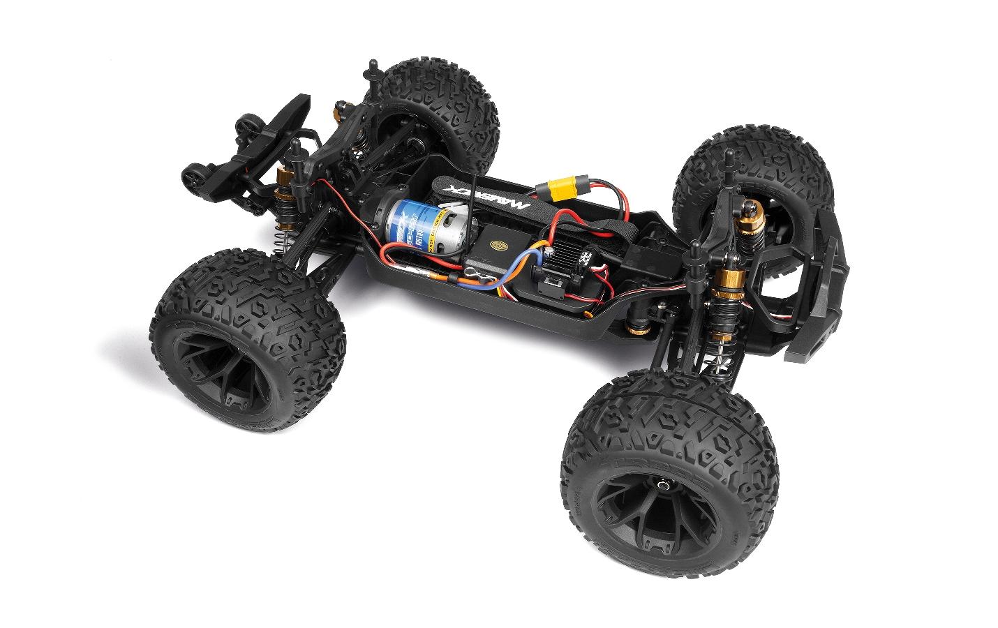 Monster Truck Quantum2 MT 4WD Blau, ARTR, 1:10<br>Off-Road RC Modell mit Brushed Allradantrieb