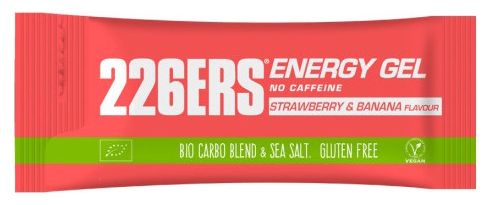 Gel énergétique 226ERS Bio Energy Gel Fraise/Banane - 25g