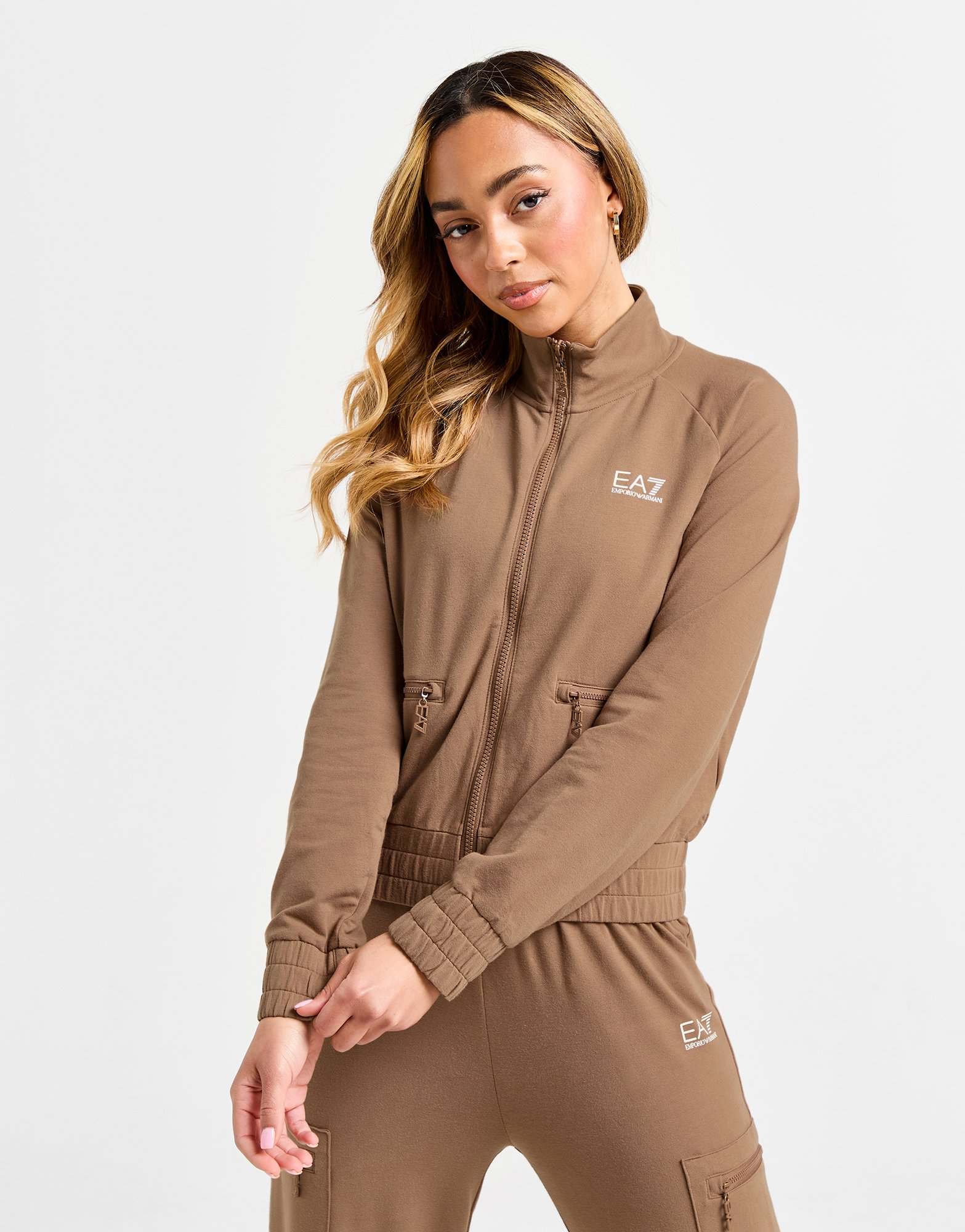 Emporio Armani EA7 Ensemble de survêtement Zippé Cargo Femme
