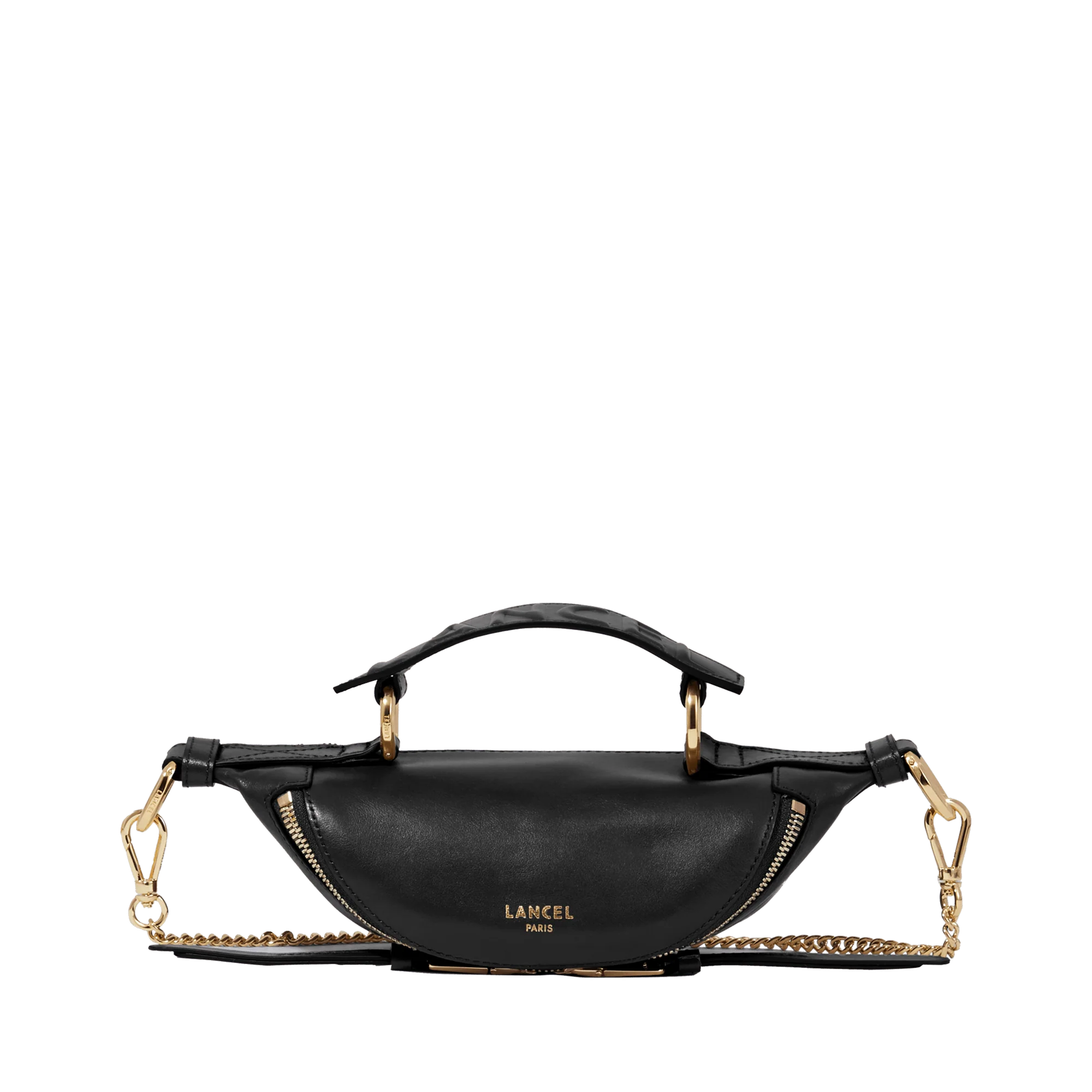 Mini sac porté croisé  Origami de Lancel-Noir