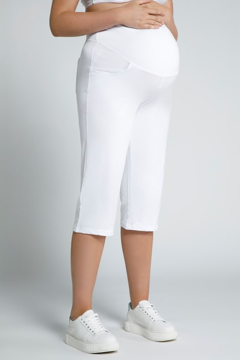 Bellieva-Caprihose, Umstandshose, Elastikbund, Biobaumwolle, GOTS