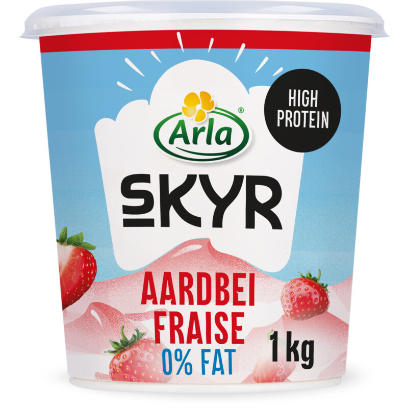 Arla Skyr aardbei yoghurt 0% vet XL