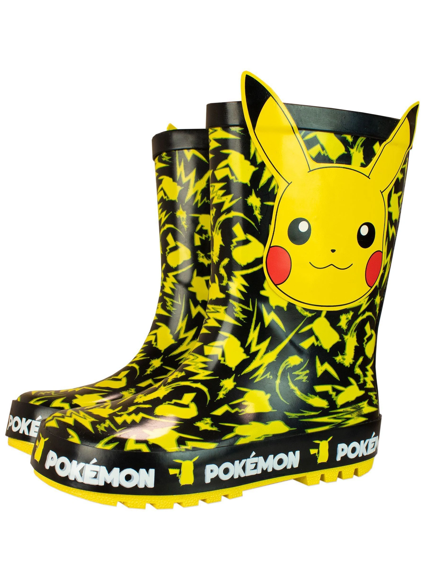 Personage regenlaarzen met Pokemon Pikachu print