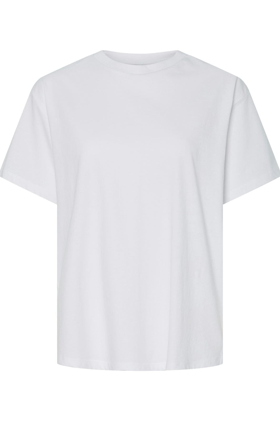 Pieces Pcalma Ss O-Neck Loose Tee Box 4767946 bright white black evening zip