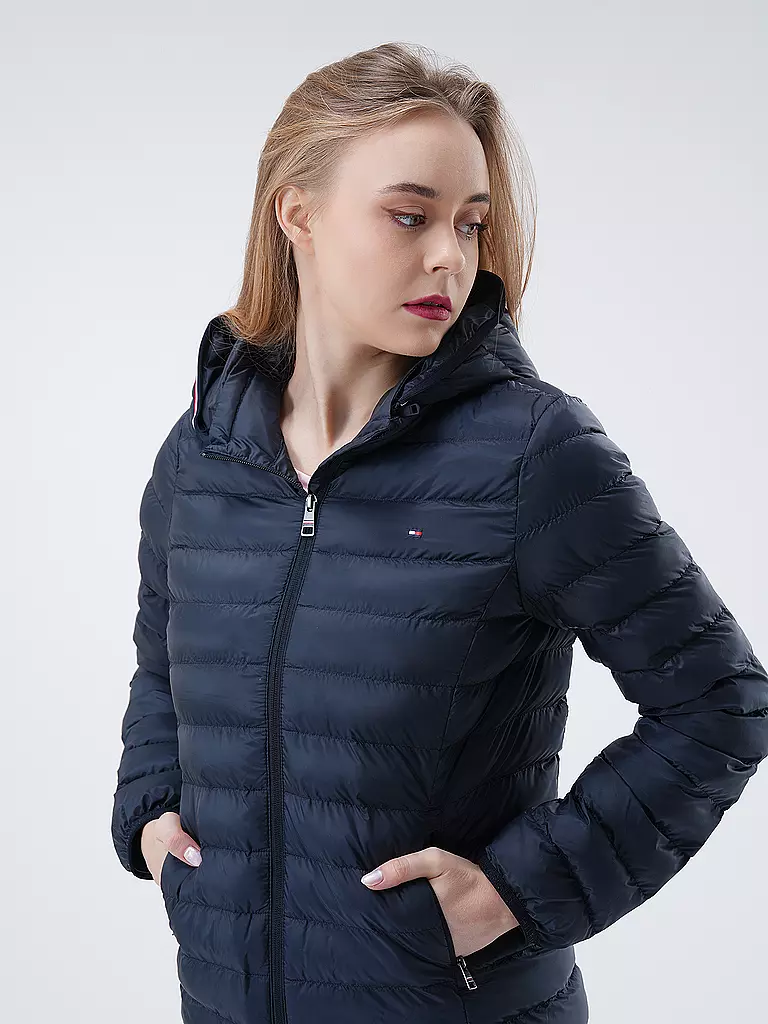 TOMMY HILFIGER Steppjacke dunkelblau