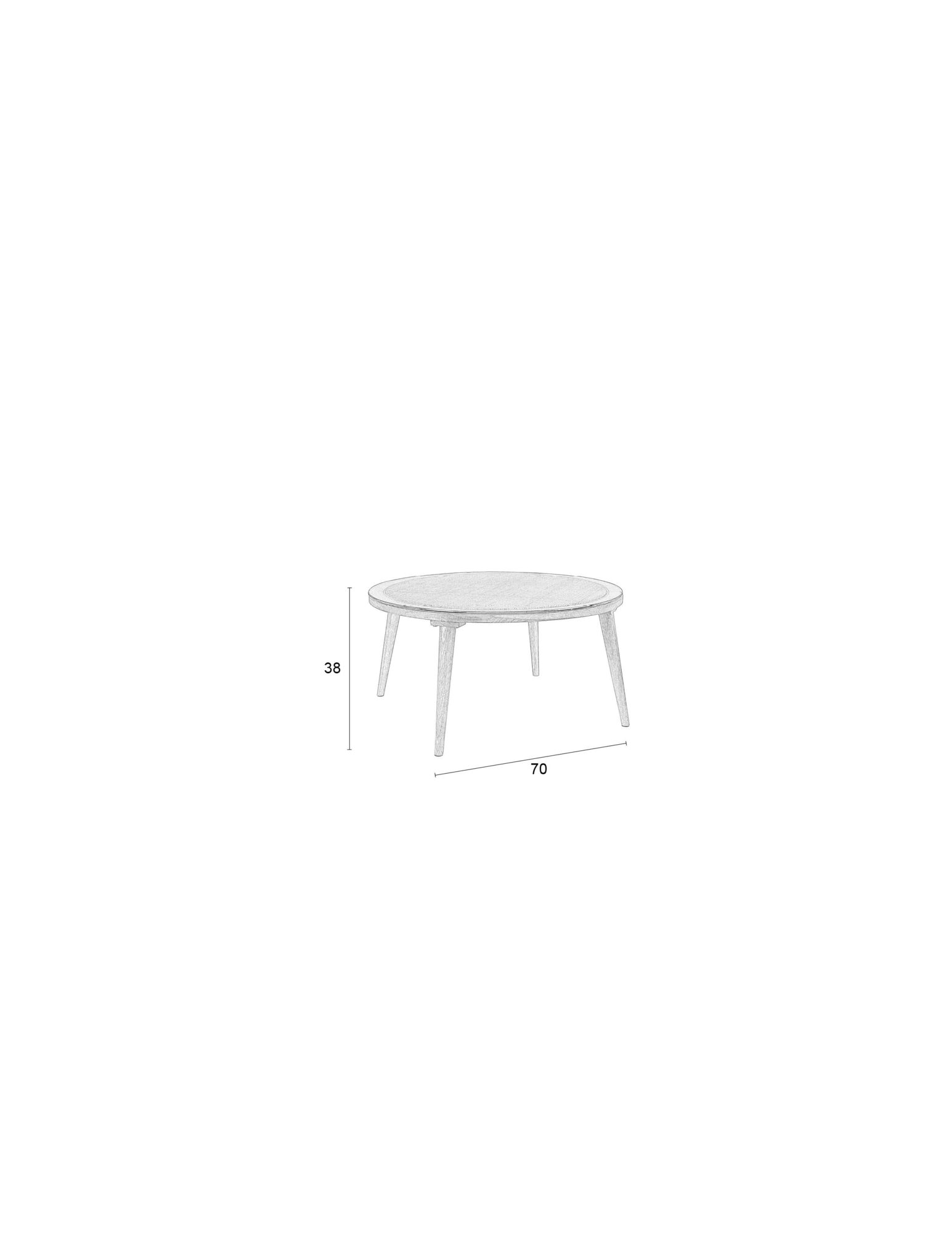 COFFEE TABLE HARU ROUND