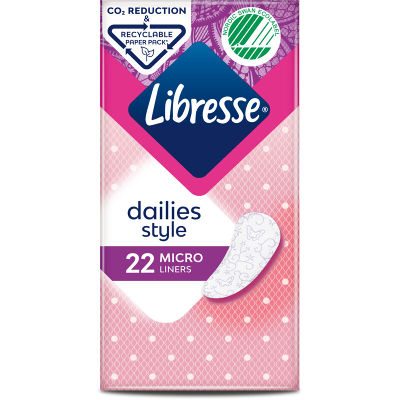 Libresse Dailies style micro inlegkruisjes